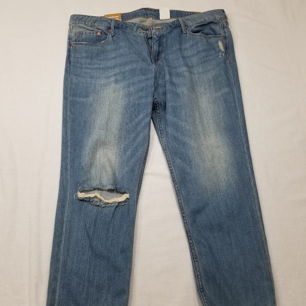 Girlfriend Fit Women Jeans Low waist cropped Legs